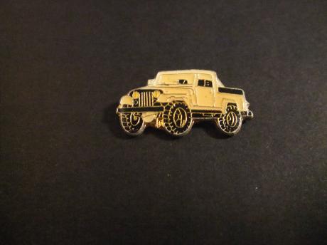 Willy jeep (voertuig van de Amerikaanse strijdkrachten) creme